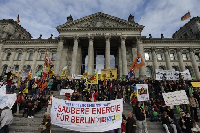 Manifestación contra la energía nuclear