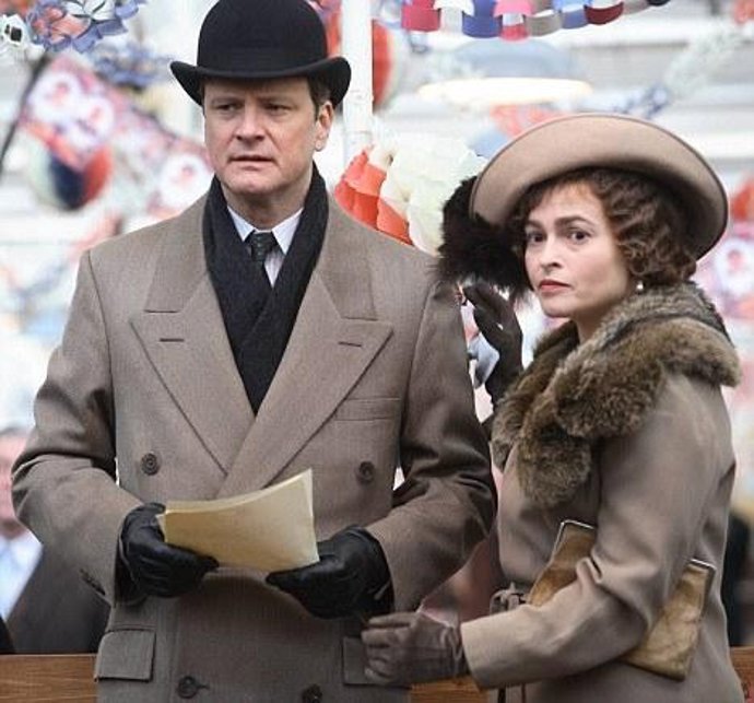 Helena Bonham Carter y Colin Firth en The King's Speech