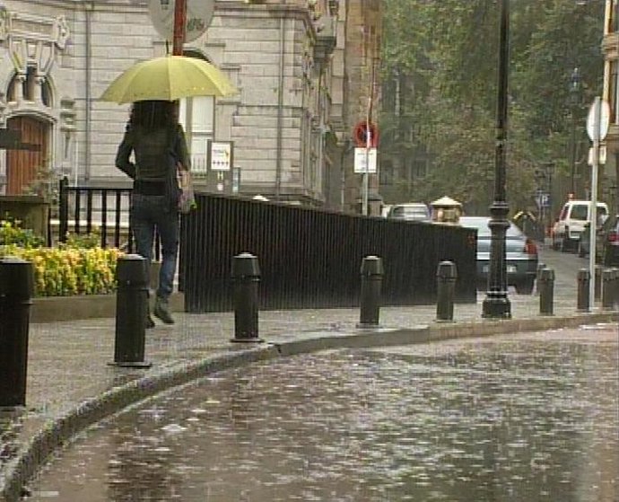 Mal tiempo en Bilbao