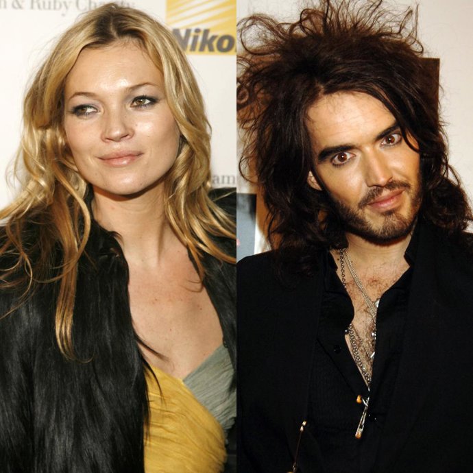 Kate Moss y Russel Brand