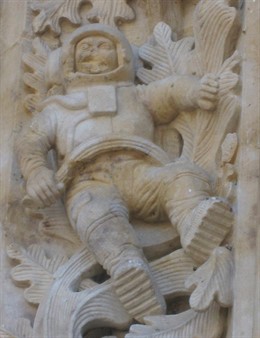 Astronauta de la catedrál de Salamanca