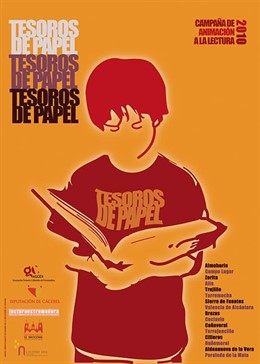 Cartel de la campaña Tesoros de Papel