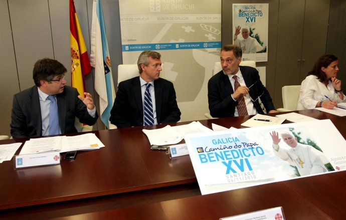 Reunión de la Comisión Autonómica para la visita del Papa Benedicto XVI