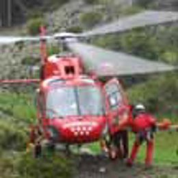 Un helicóptero de rescate de la Comunidad