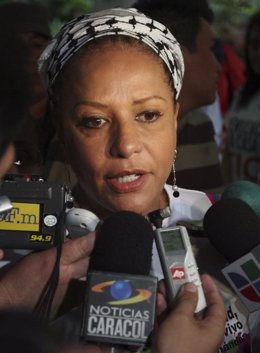 La senadora colombiana Piedad Córdoba