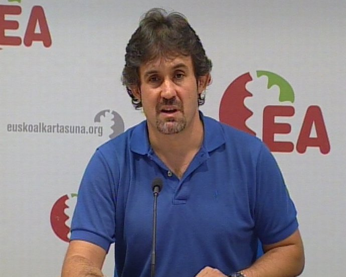 Declaraciones de Peio Urizar (EA) tras la prohibición de la manifestación MinOro