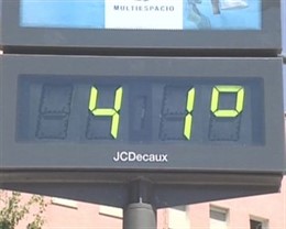 Imagen de uno de los termómetros murcianos