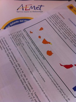 Documentación de la Aemet en Canarias