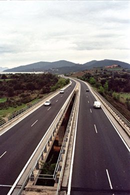 Imagen de una autopista española