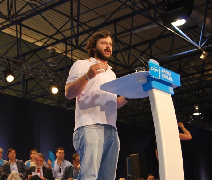 Nacho Uriarte, presidente de Nuevas Generaciones