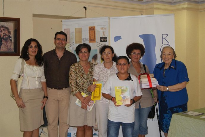 El alcalde de Rociana del Condado, Amaro Huelva (PSOE), en el acto oficial de la