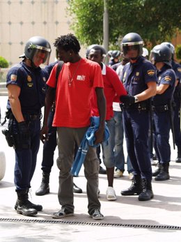 Última detención de inmigrantes de Ceuta