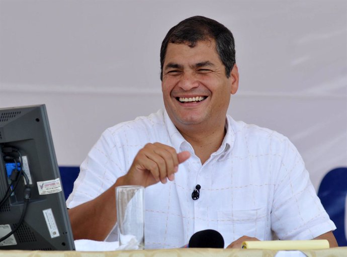 El presidente de Ecuador, Rafael Correa.