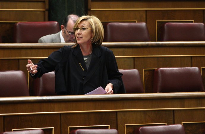 portavoz de Unión, Progreso y Democracia (UPyD), Rosa Díez