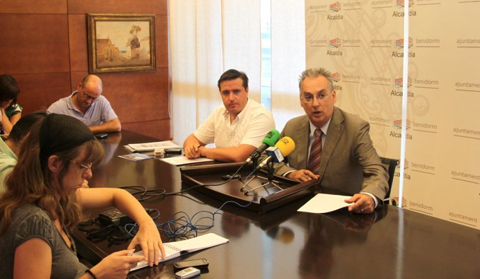 El alcalde de Benidorm, Agustín Navarro