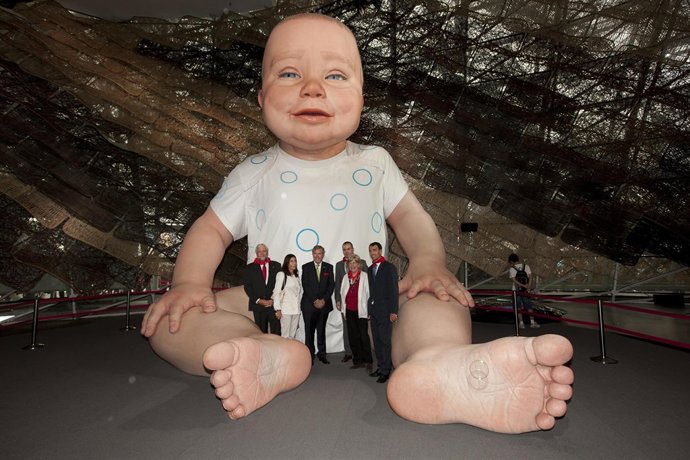 Delegación navarra en la Exposición Universal de Shanghai.