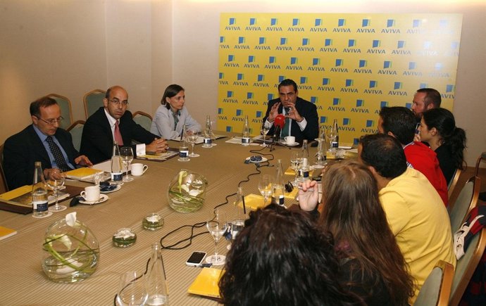 Presentación estudio Aviva por el consejero delegado, Ignacio Izquierdo