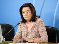 Mar Moreno insta al PP a "reconciliarse con la memoria histórica" y lamenta que el tema "les altere"