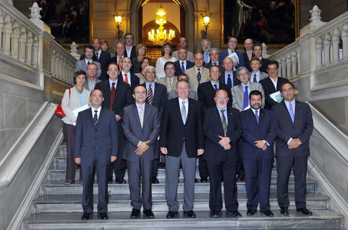 El rector de la UB, D.Ramírez, presenta el proyecto Campus de Excelencia Interna