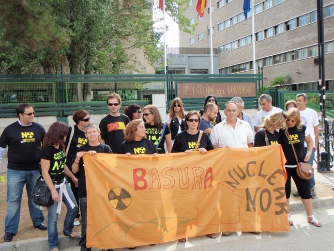 Un momento de la concentración