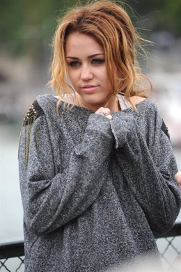 La cantante Miley Cyrus