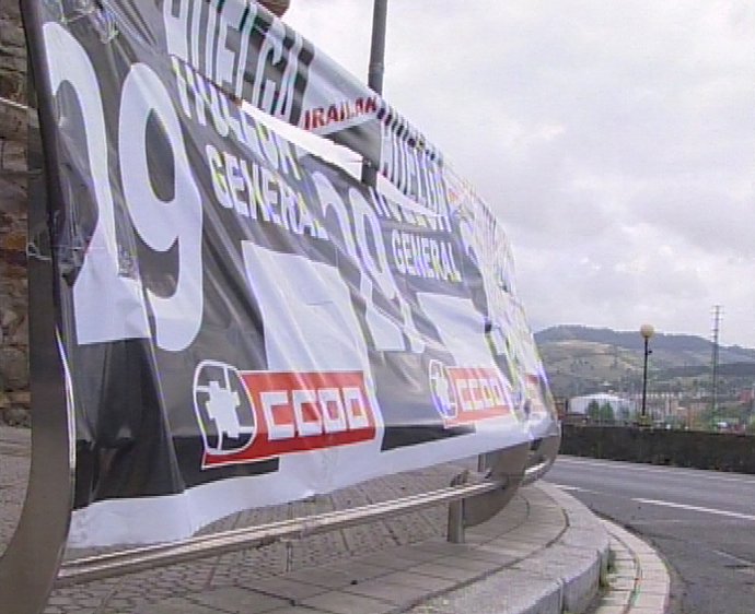 Carteles de CCOO sobre la huelga general del 29 de septiembre R