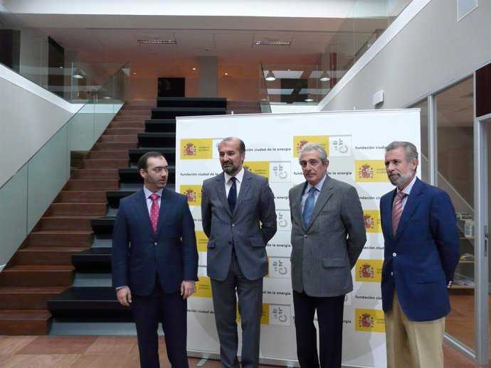 De izquierda a derecha, Mora, Zaragoza, Azuara y Cortés.