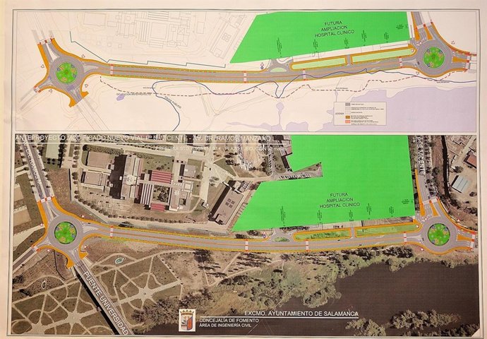 Plano de la zona de actuación