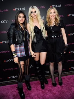 Madonna, Lourdes y Taylor Momsen