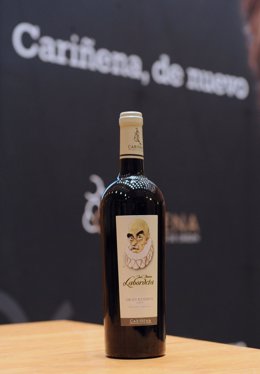 Botella del 'Gran Reserva José Antonio Labordeta' de la D.O. Cariñena