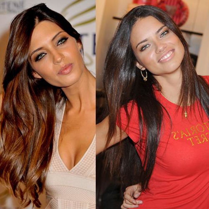 Montaje Sara Carbonero y Adriana Lima