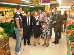 Aguilar visita Mercadona