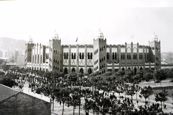 Una instantánea de la plaza de toros de Barcelona