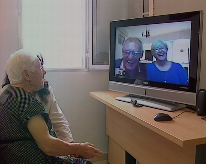 Videoconferencias para mayores en pisos tutelados