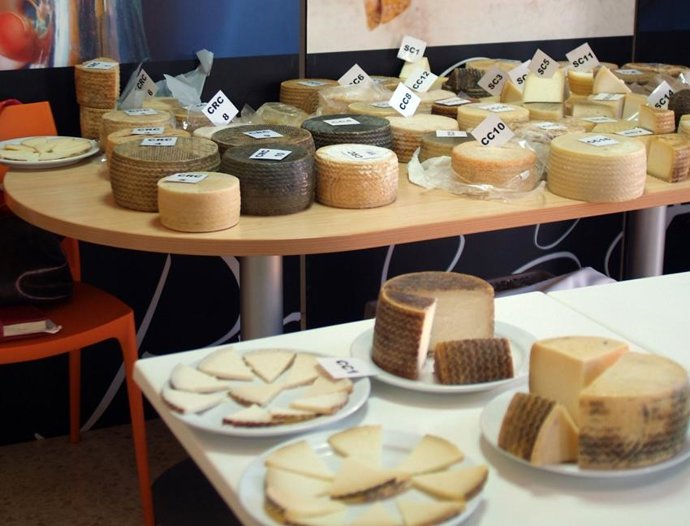 Quesos participantes en el Concurso de Queso Artesano de Andalucía 'Premio Guada