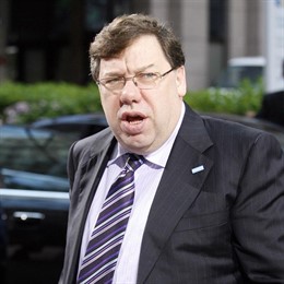El primer ministro irlandés, Brian Cowen