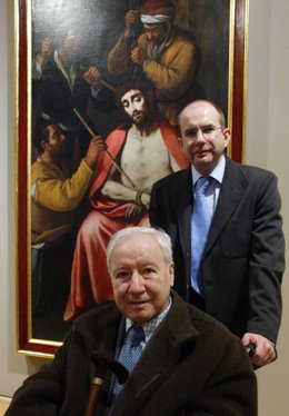 Benito Navarrete junto a Alfonso Pérez Sánchez