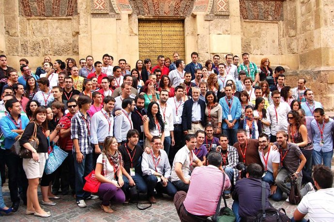 Griñán en la clausura del Congreso de JSA en Córdoba
