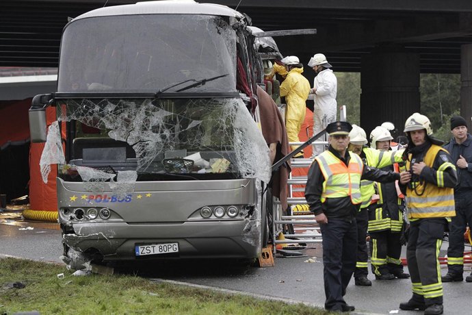 Accidente de autobús en Berlín 