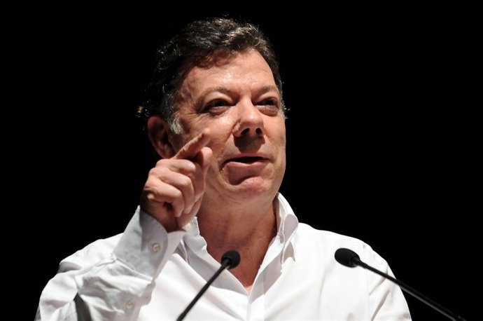 El presidente de Colombia, Juan Manuel Santos.