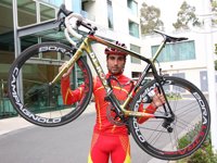 Ciclismo/Mundial.- Fran Ventoso estrenará un nuevo modelo de bicicleta en la prueba de ruta
