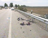 El Obispo de Huelva expresa su "más sentido pésame" a las familias de los dos ciclistas fallecidos