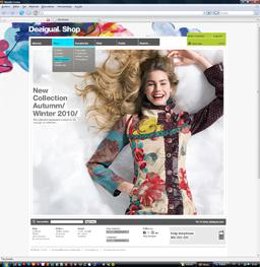 Imagen de la tienda 'on line' de Desigual