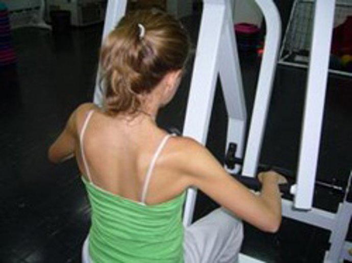 Mujer haciendo deporte