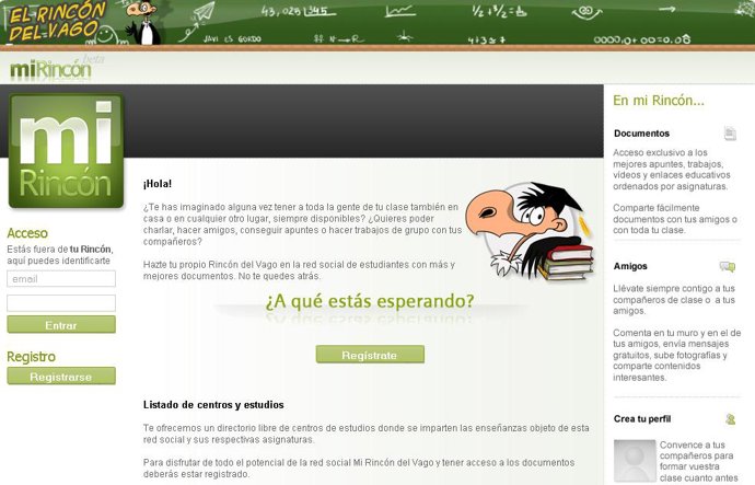 El rincon del vago red social