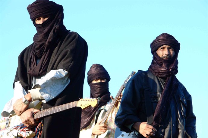 Los guitarristas tuareg Terakaft, procedentes de Mali, actúan en Las Palmas de G