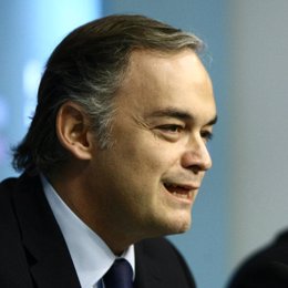 Esteban González Pons en rueda de prensa del PP