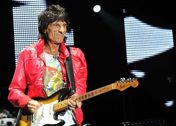 El guitarrista de los Rolling Stones, Ron Wood