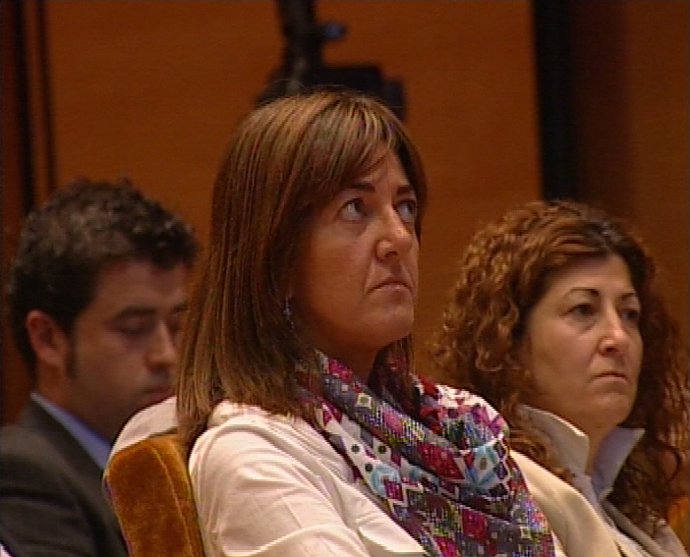 Idoia Mendia a la salida de un congreso de software libre R