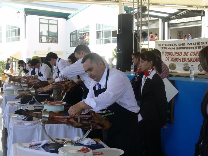 Cortadores de Jamón en el V Concurso 